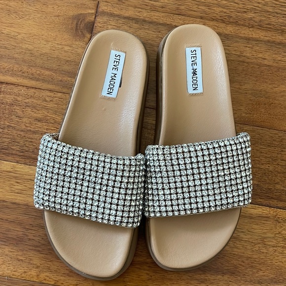 Steve Madden Shoes - Steve Madden Diamond Slides